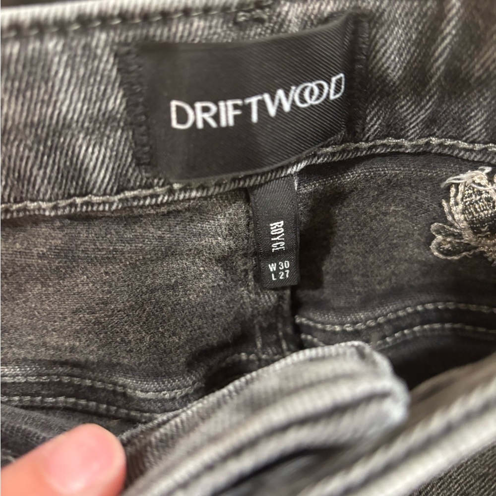 DRIFTWOOD Black Bee Embroidered Jeans - Picture 3 of 5